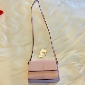 Kate Spade blush small over the shoulder handbag